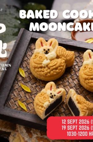 Baked Rabbit Mooncake Class for Kids Singapore